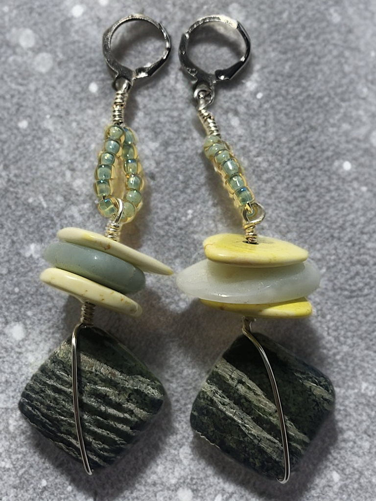 Striped Jasper Earrings
