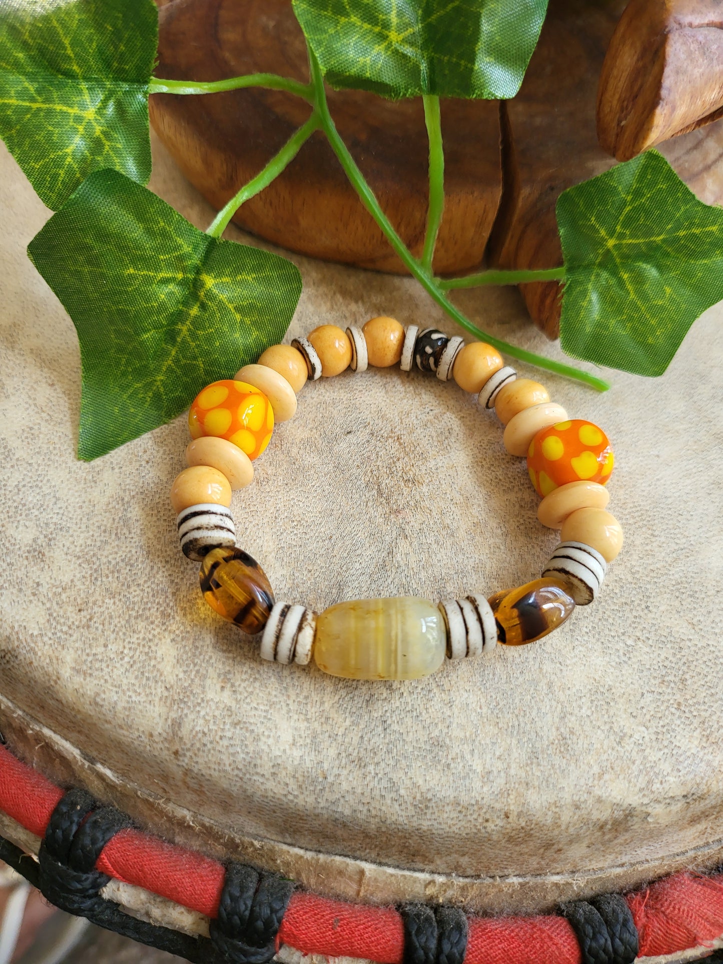 Caribbean Wood Bracelet