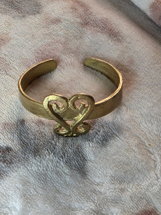 African Brass Bracelet