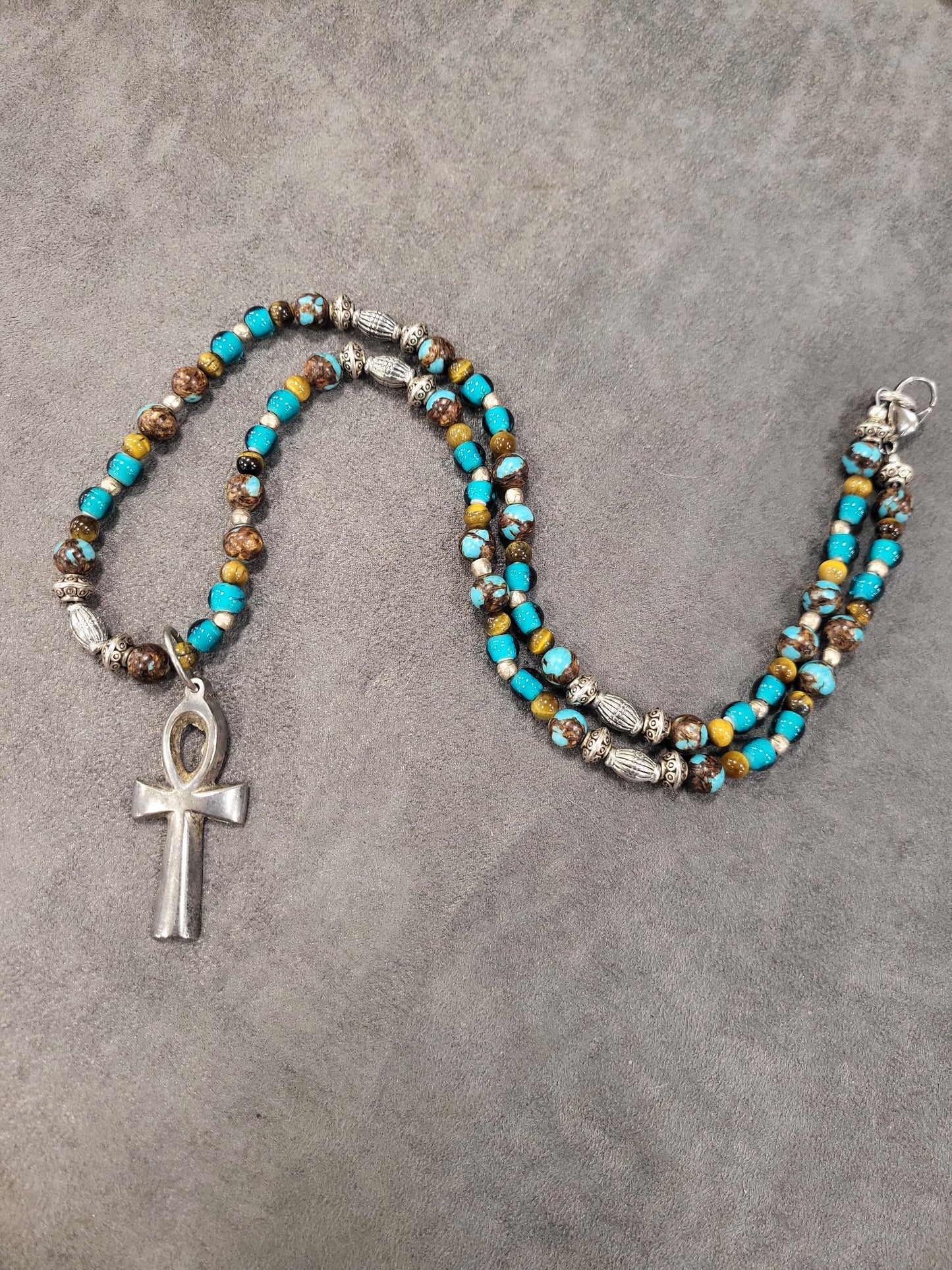 Turquoise Ankh Necklace