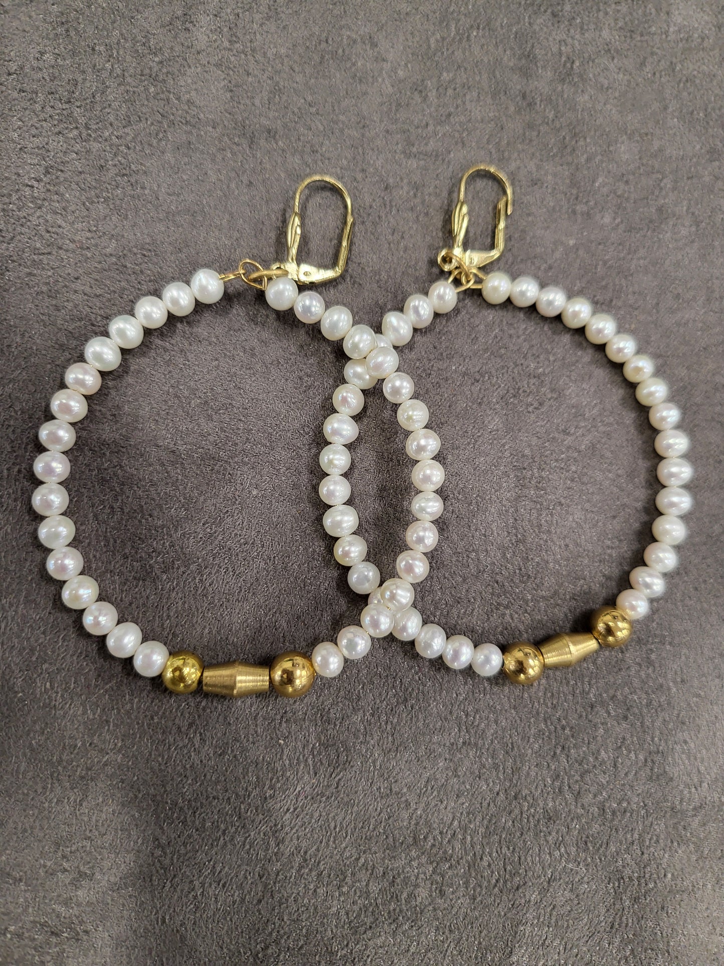 Pearl Hoops