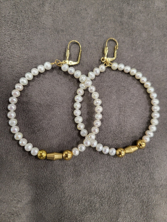 Pearl Hoops