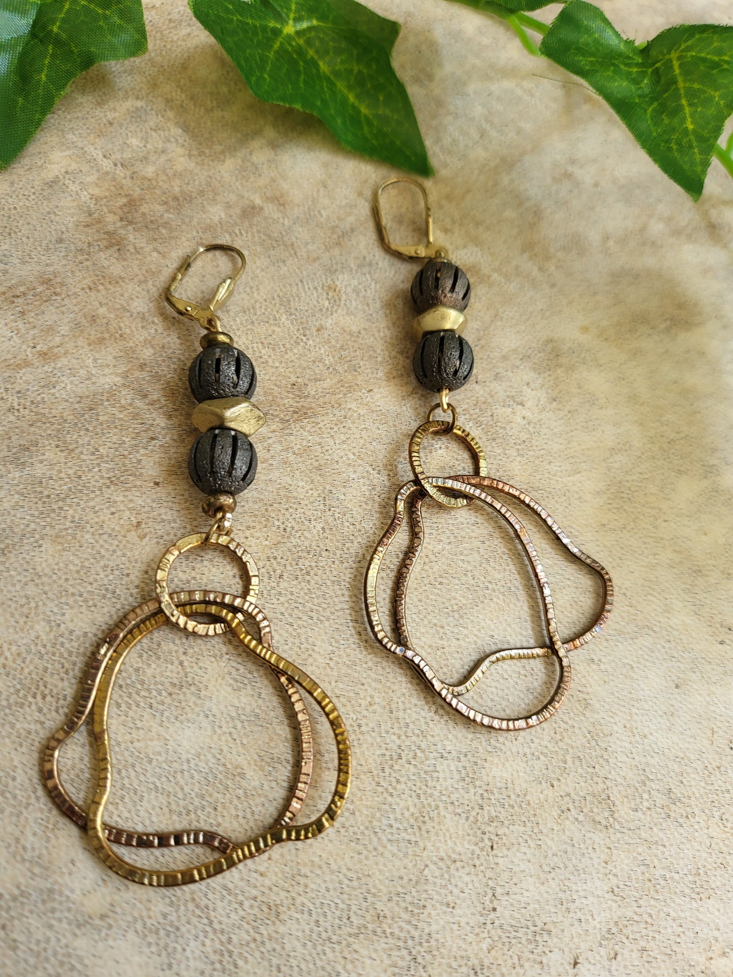 Brass Pewter Dangles