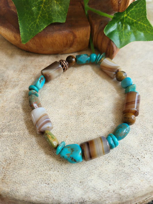 Turquoise Agate Bracelet