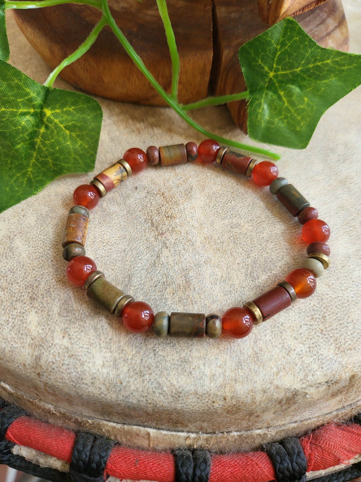 Carnelian Tiger Eye Bracelet