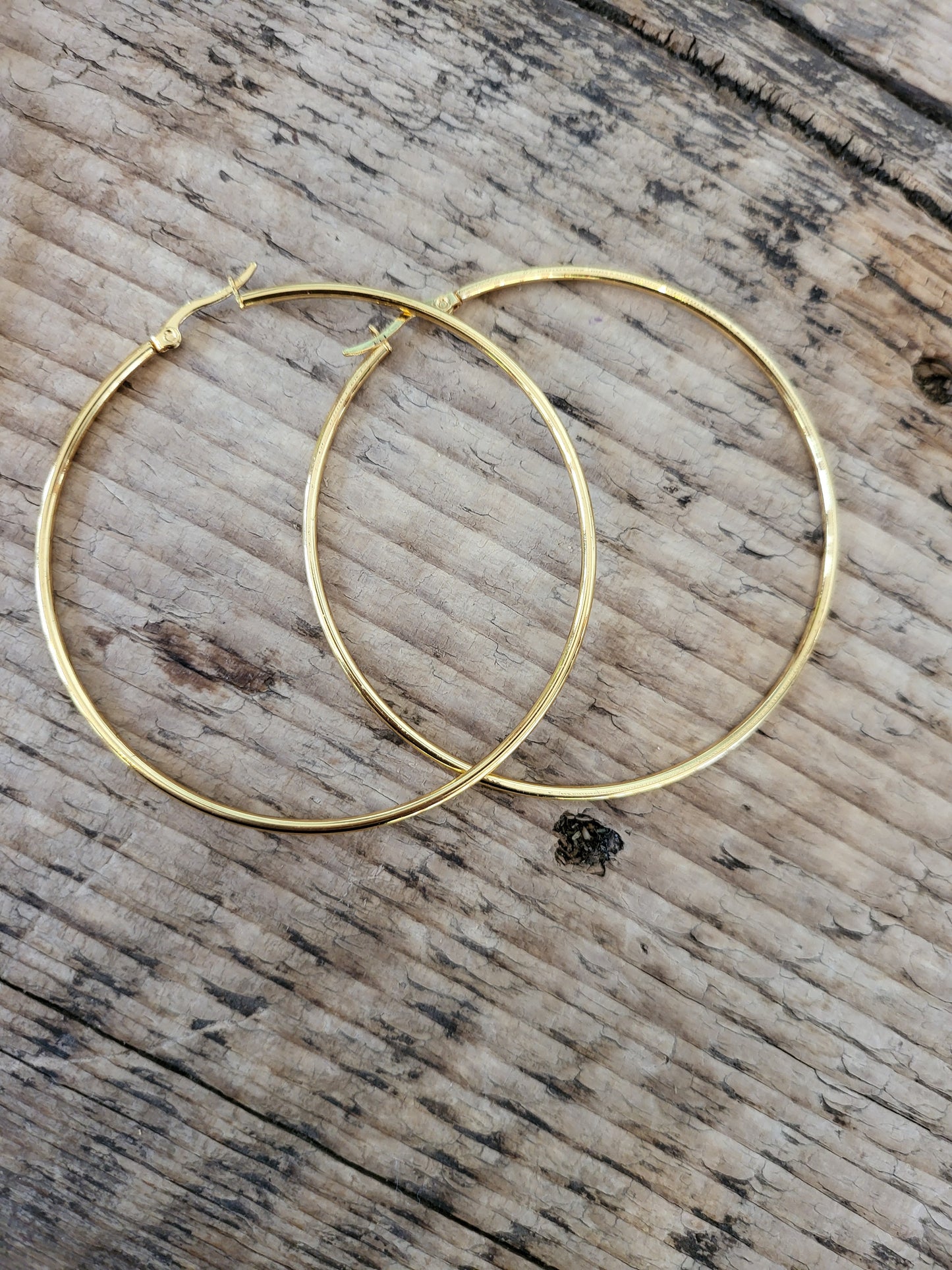 18kt Gold Plated Hoops