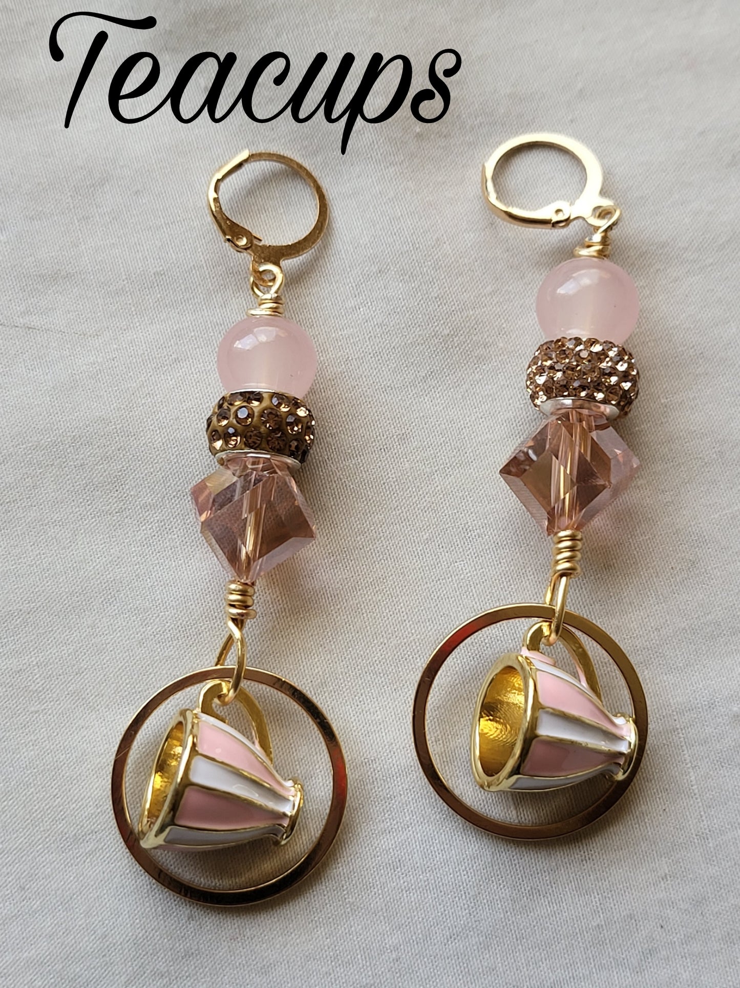 Teacup Earrings